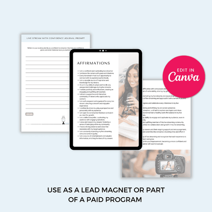 Live Stream With Confidence Journal Images