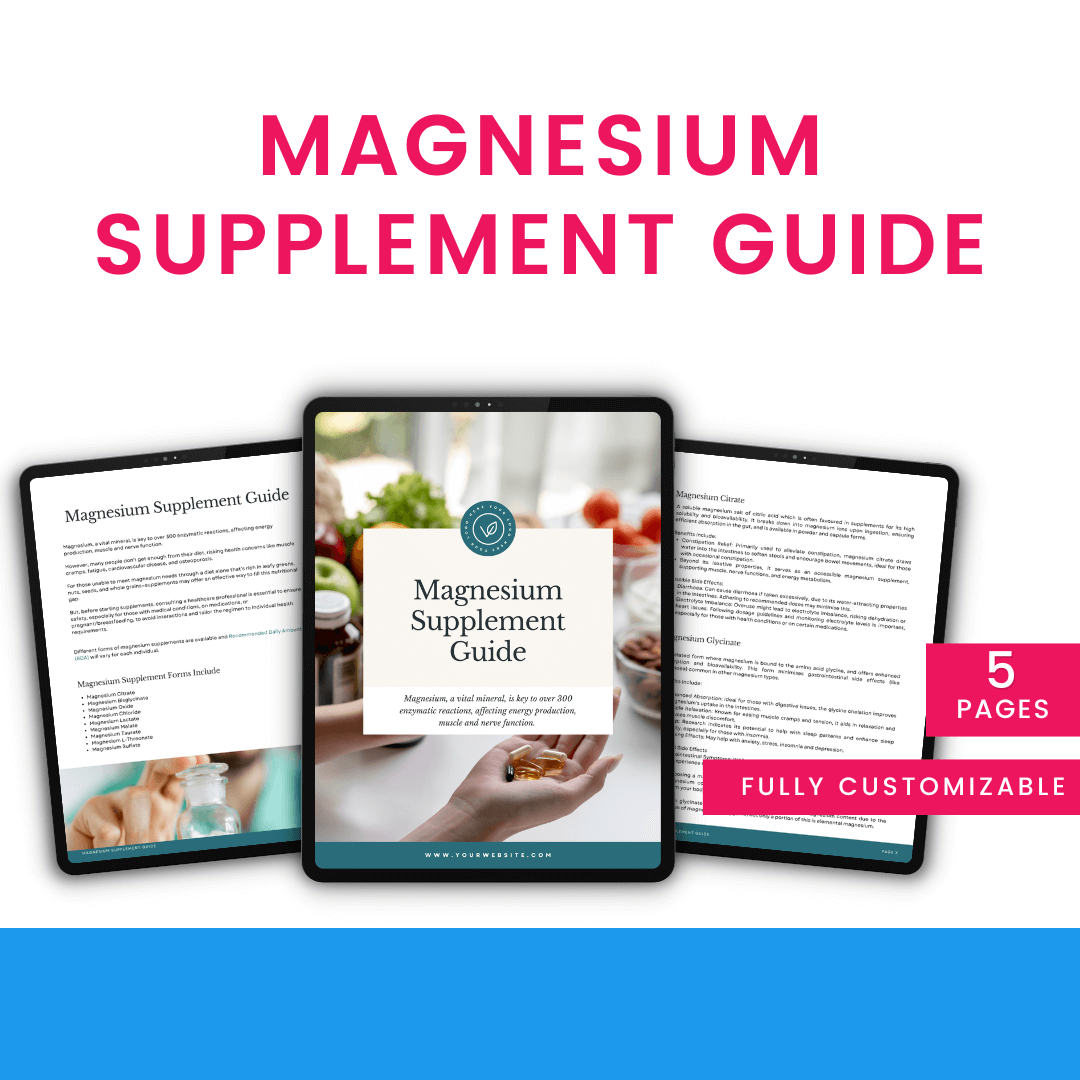 Magnesium Supplement Guide