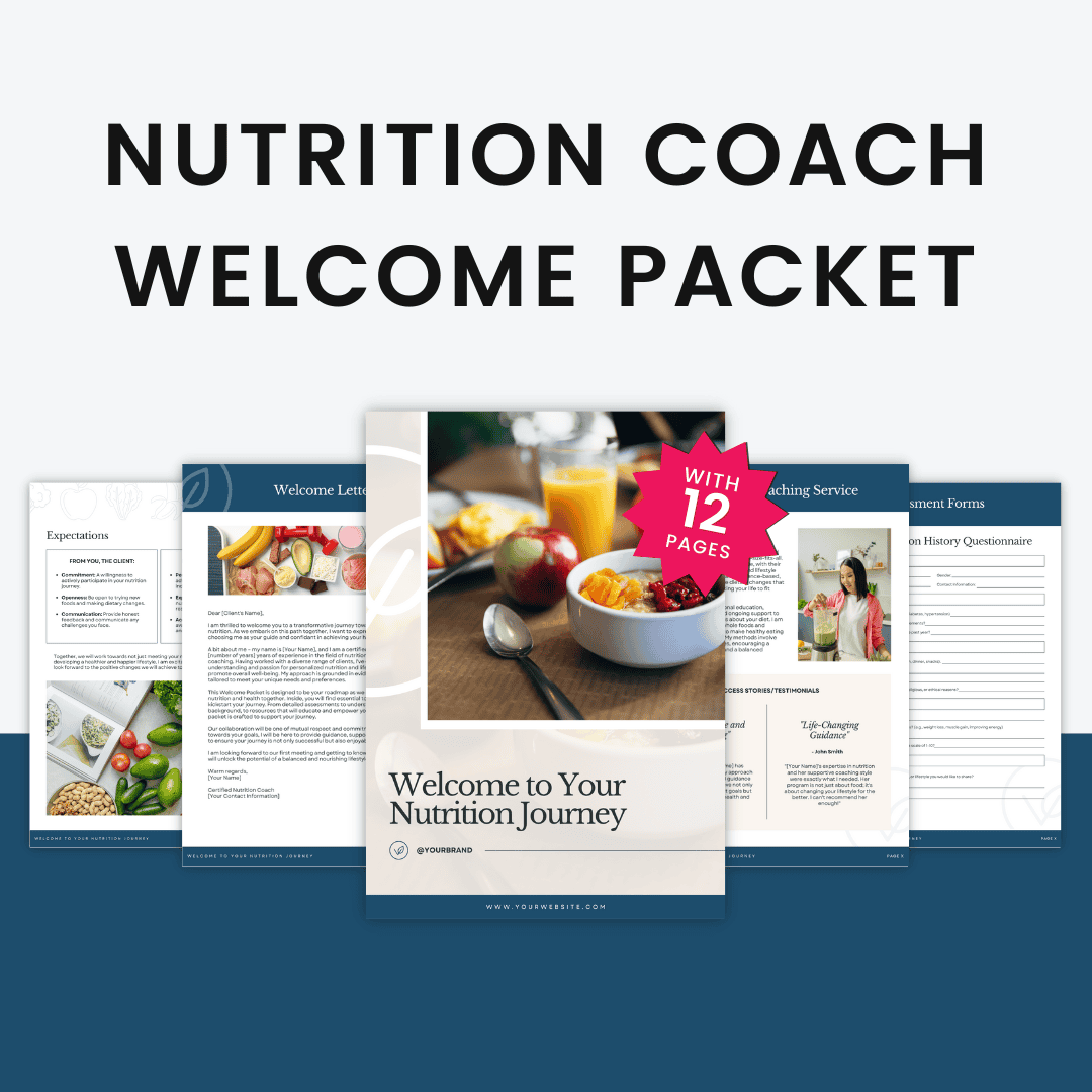 Nutrition Coach Welcome Packet