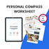 Personal Compass Worksheet Mockup