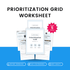 Prioritization Grid Worksheet Mockup