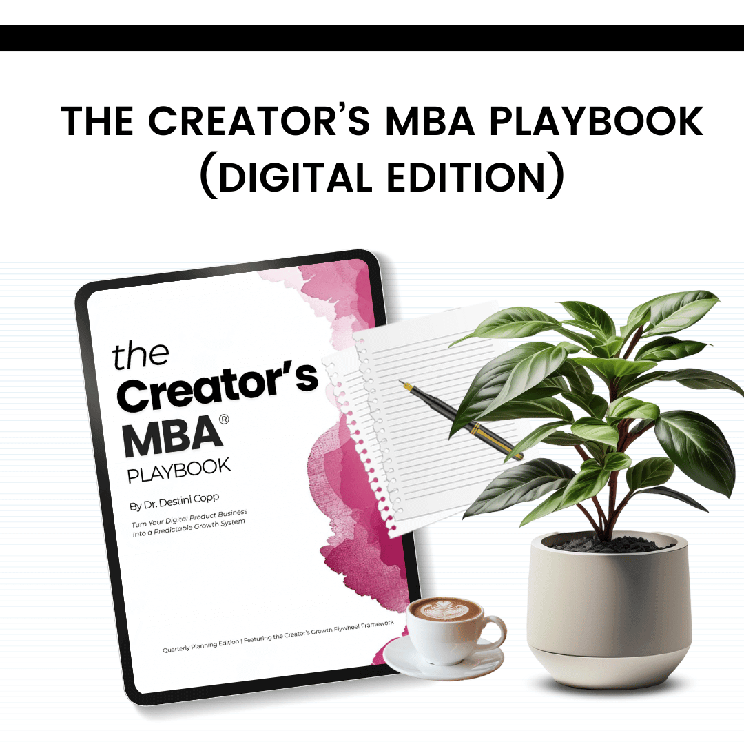 The Creator’s MBA Playbook Mockup