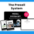 The presell system GPT image with images of the presell Canva templates. 