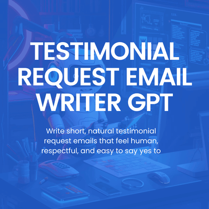 Text overlay on a blurred office background with computer equipment, text &