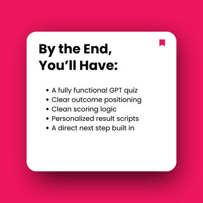 White square with text on a pink background