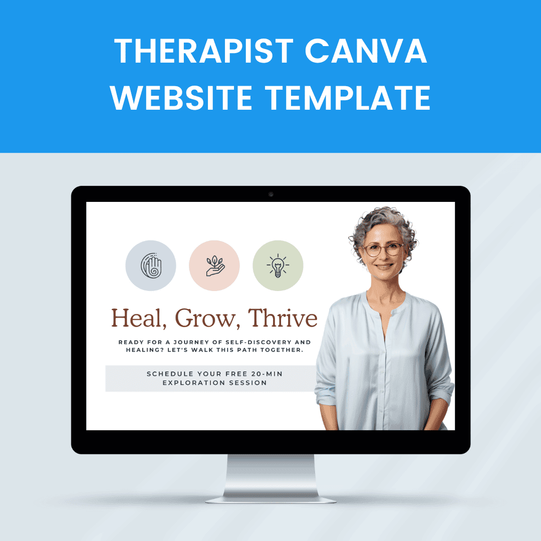 Therapist Canva Website
