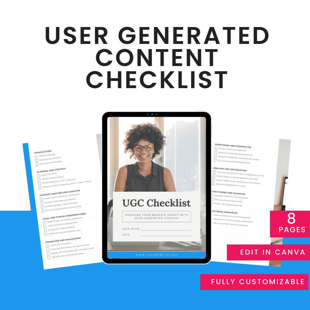User Generated Content Checklist