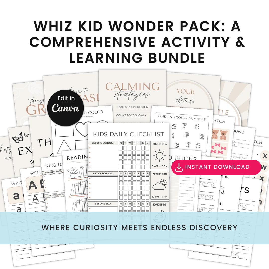 Whiz Kid Wonder Pack: A Comprehensive Activity &amp; Learning Bundle Product Image