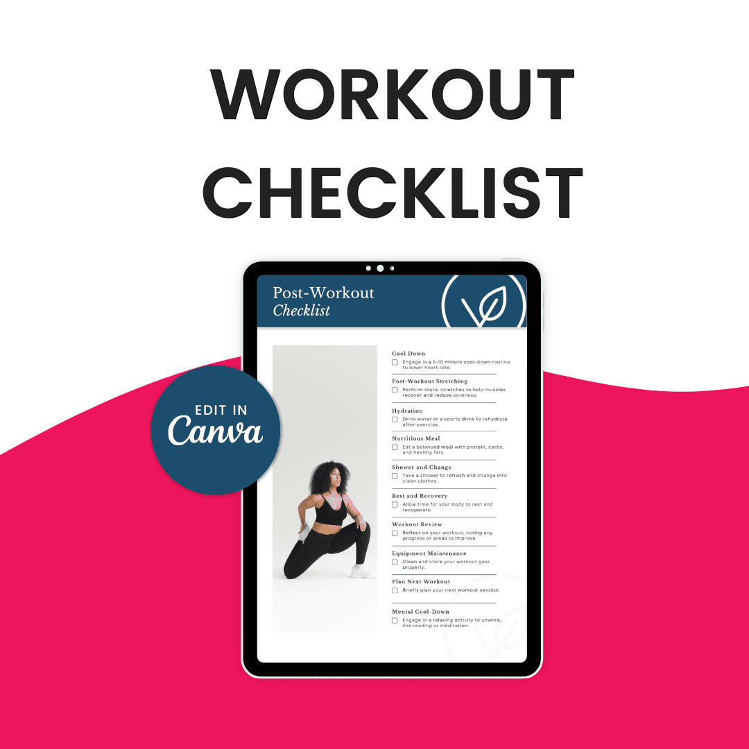 Workout Checklist