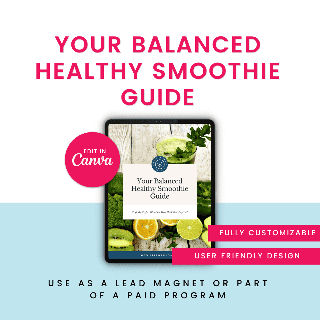 Your Balanced Healthy Smoothie Guide