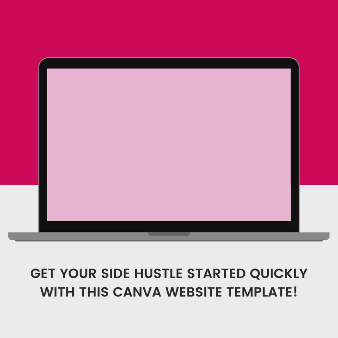 Make Up Artist Canva Website Template