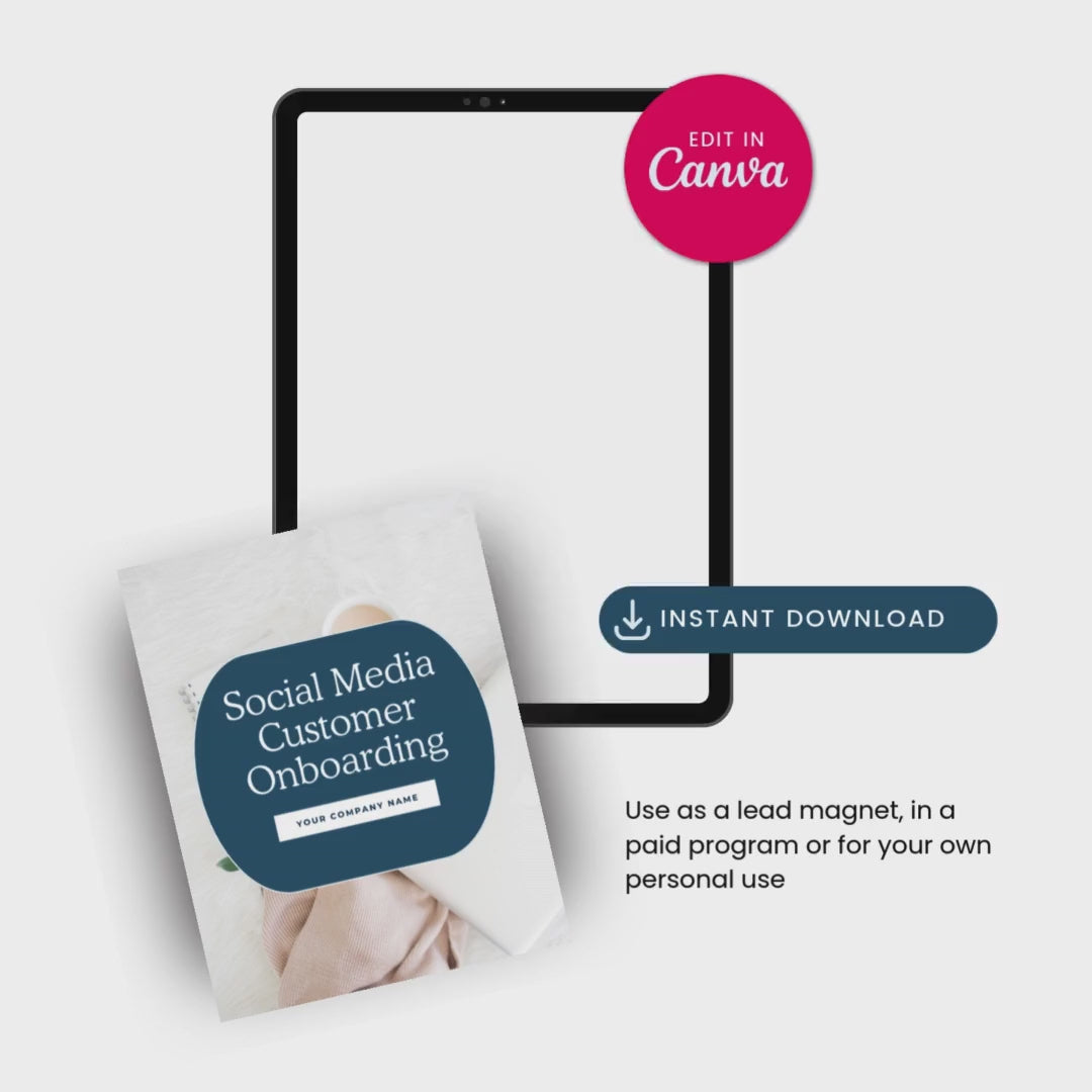 Social Media Customer Onboarding Video