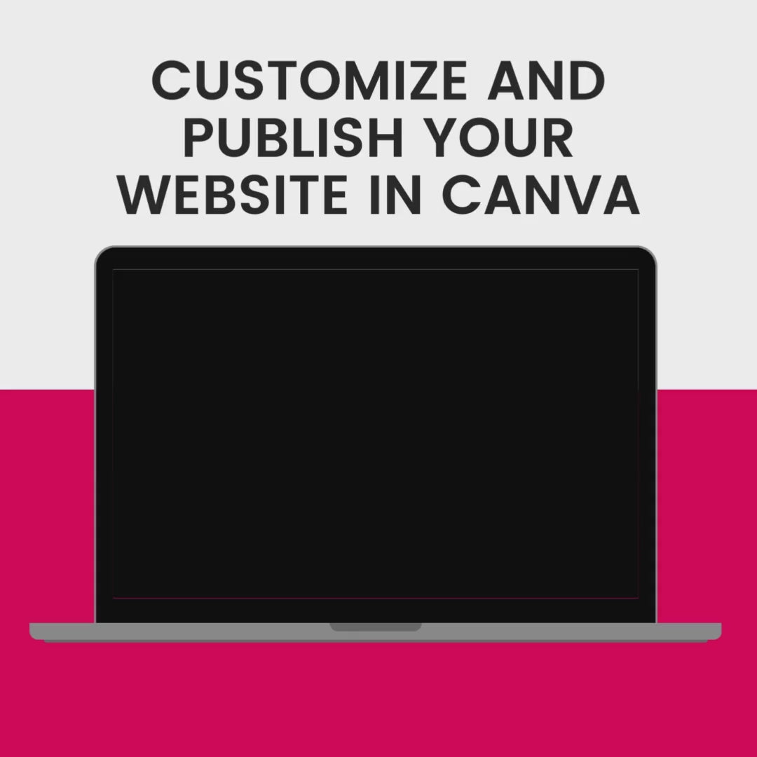 Microblading Canva Website Template Video
