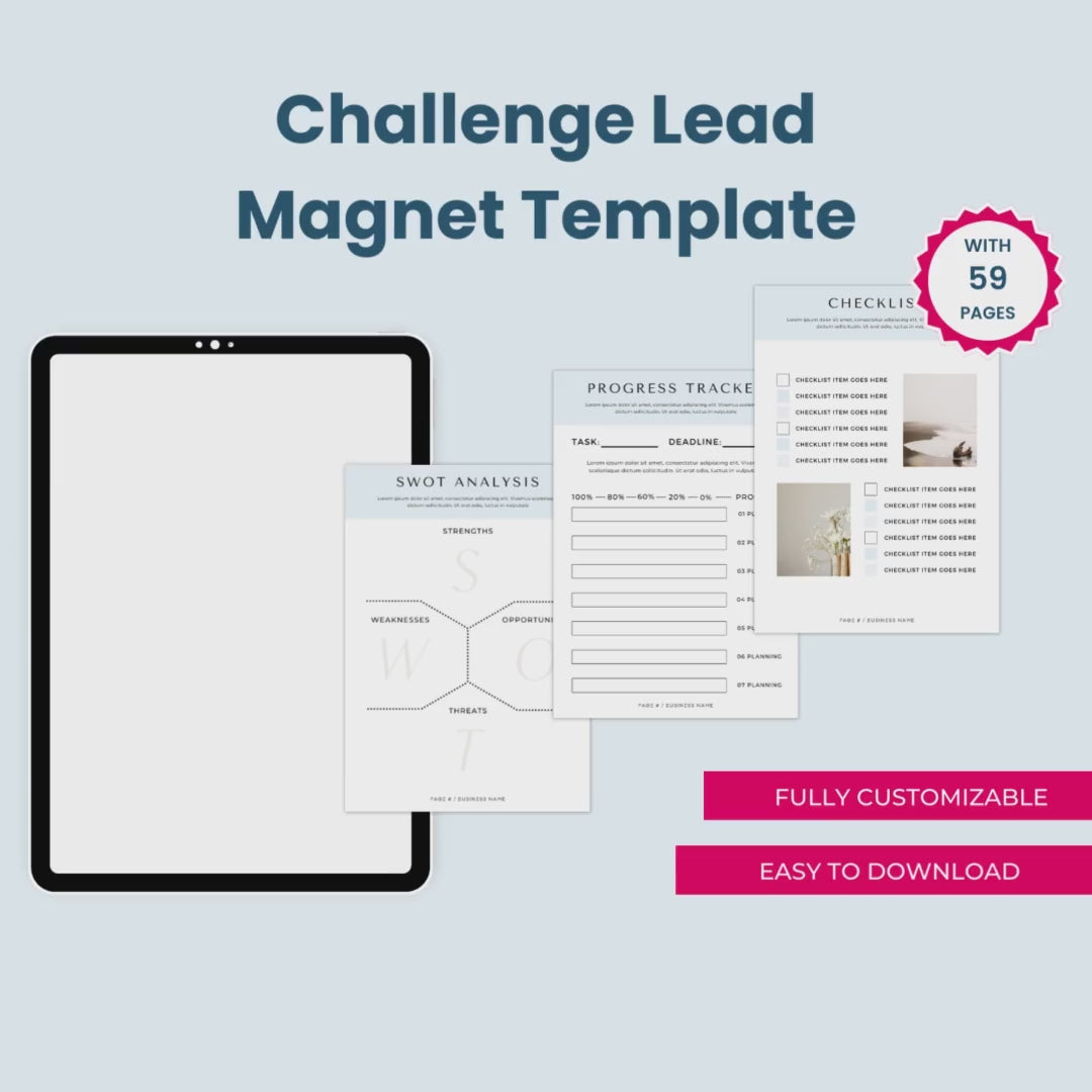5-Day Challenge Lead Magnet Template