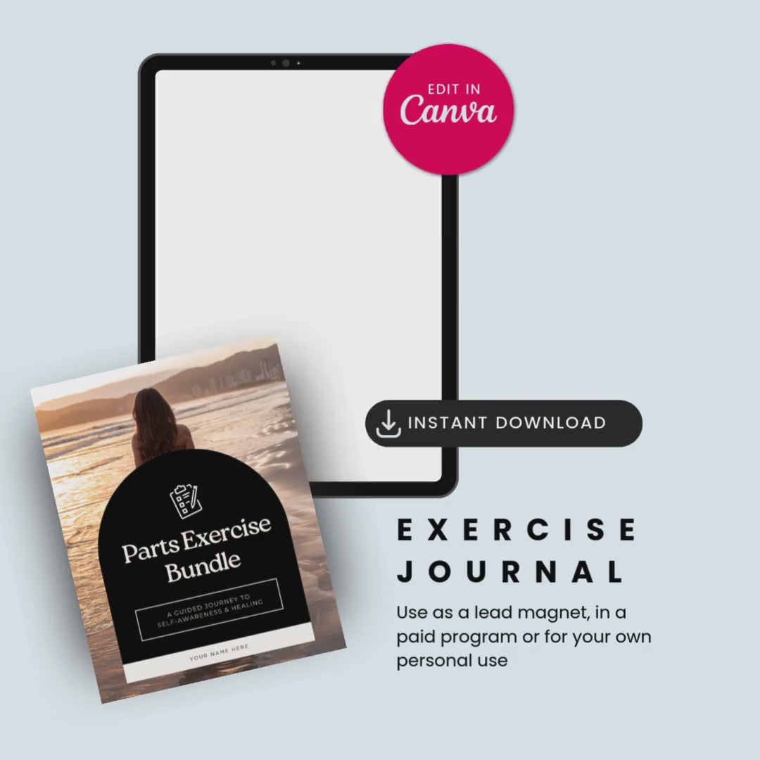 Parts Exercise Journal Use As A Lead Magnet And Paid Program