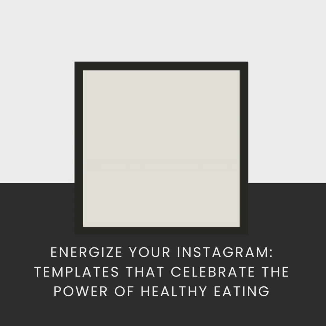 Healthy Eating Social Media Instagram Templates Product Images