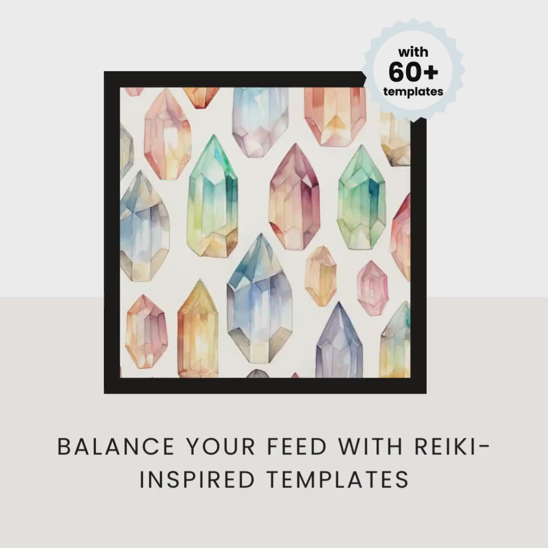 HelloContent Reiki Social Media Instagram Templates Video