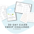 30-Day Clean Sweep Challenge Planner