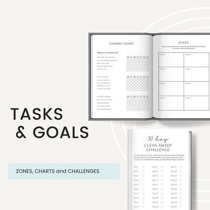 30-Day Clean Sweep Challenge Planner Tasks and Goals