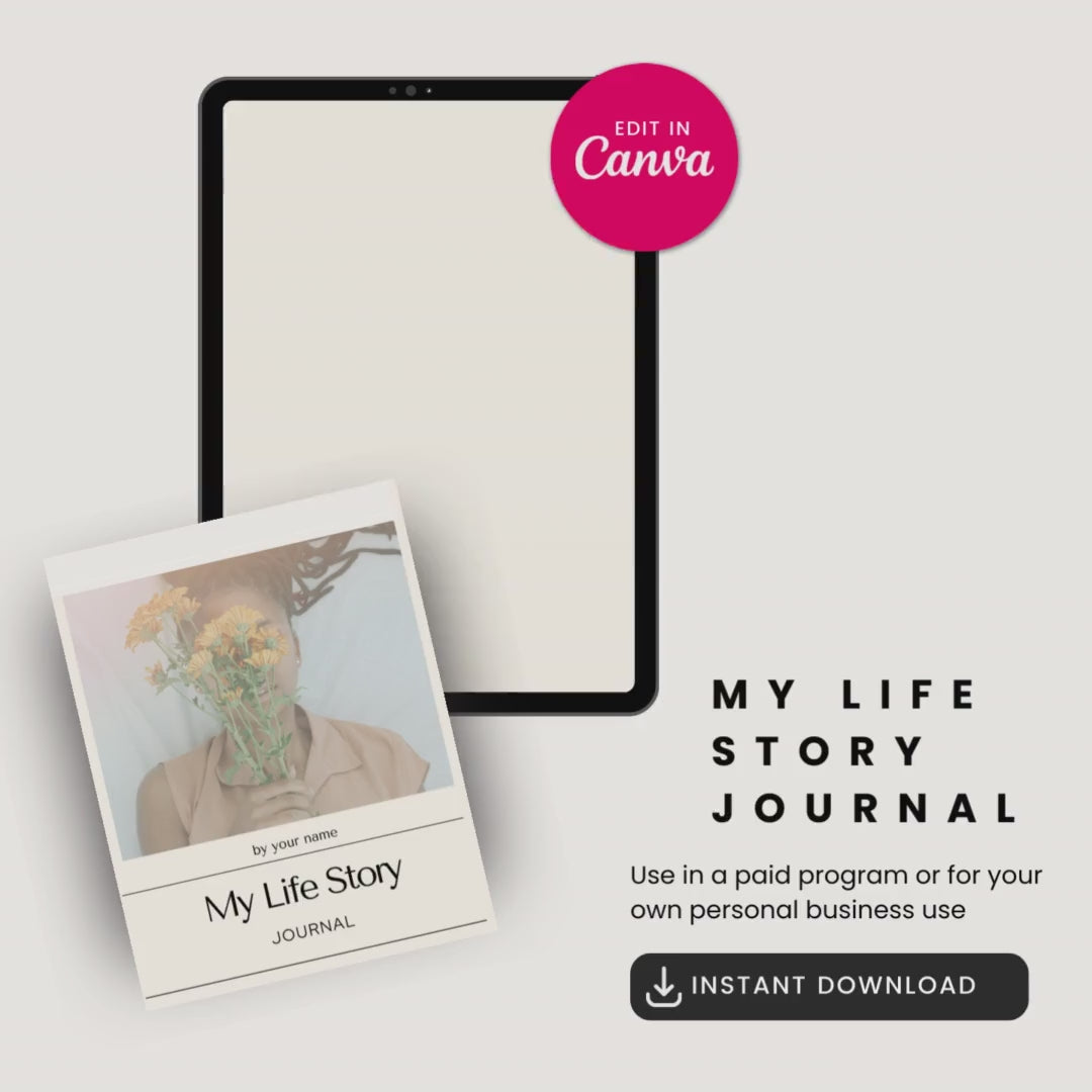 My Life Story Journal Product Video