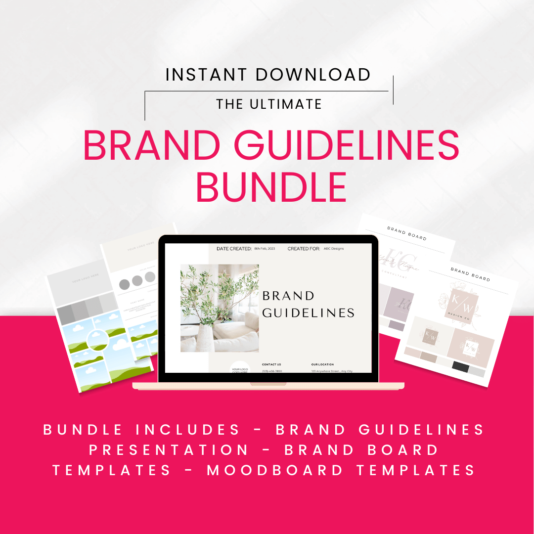 Brand Guidelines Template Product Images