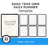 Build Your Own Daily Planner Template Product Images