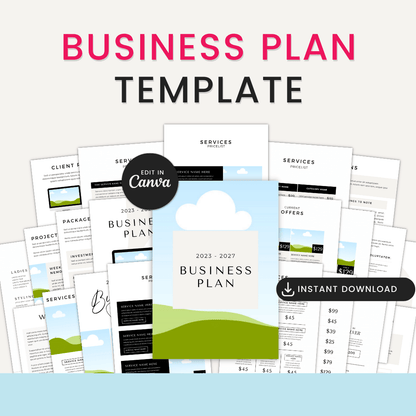 Business Plan Template Product Images