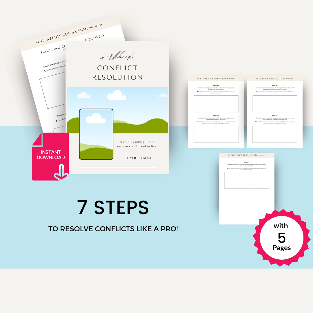 Conflict Resolution Workbook 7 Steps