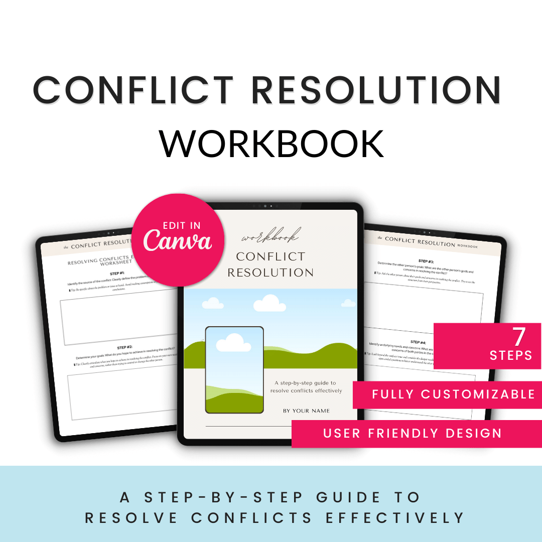 Conflict Resolution Workbook Product Images