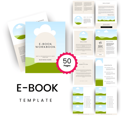 E Book Template Product Images