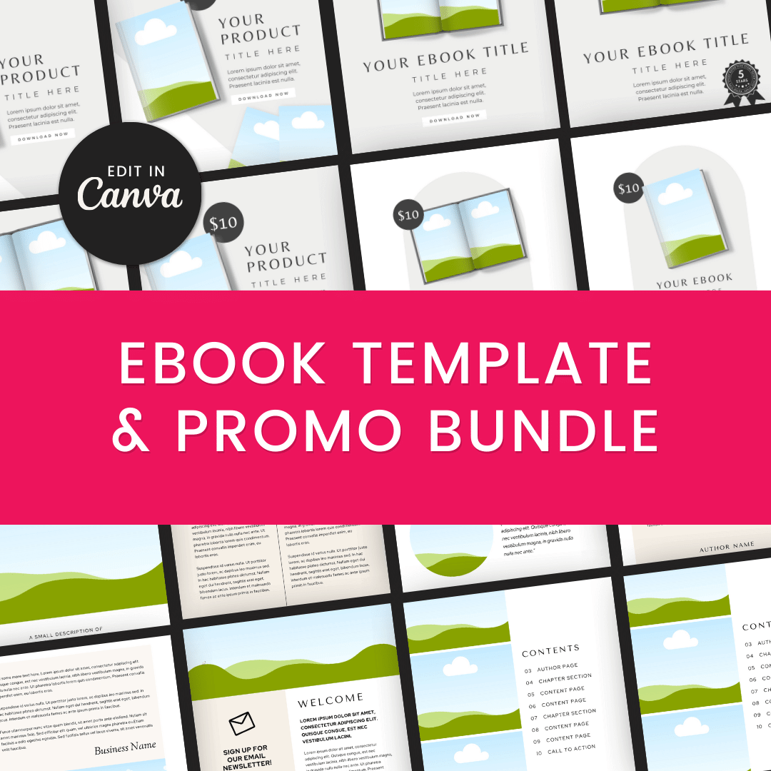 EBook Template Promo Bundle Product Images