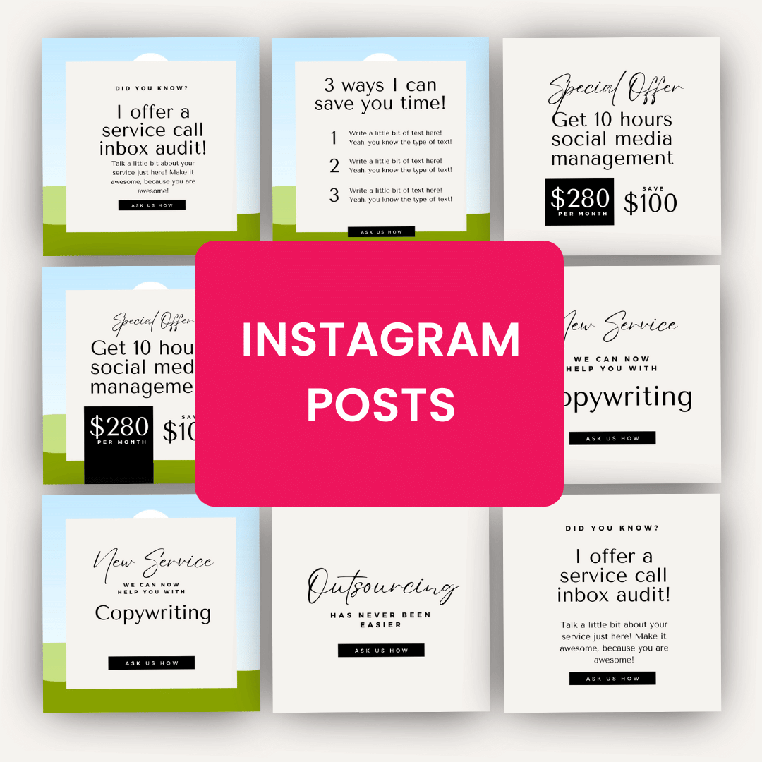 Freelancer Starter Kit Instagram Posts
