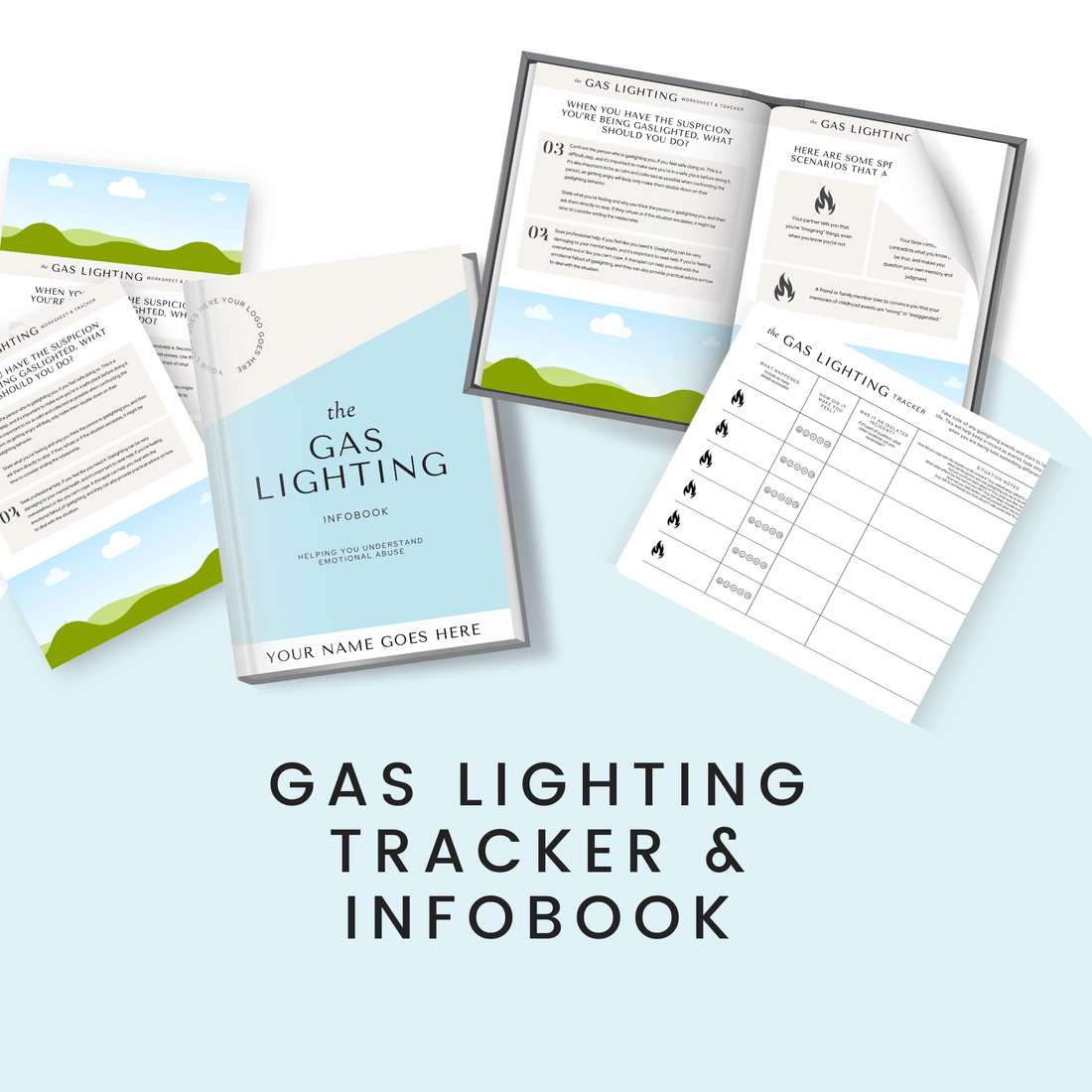Gas Lighting Tracker & Infobook Product Images