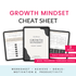 Growth Mindset Cheat Sheet Product Images