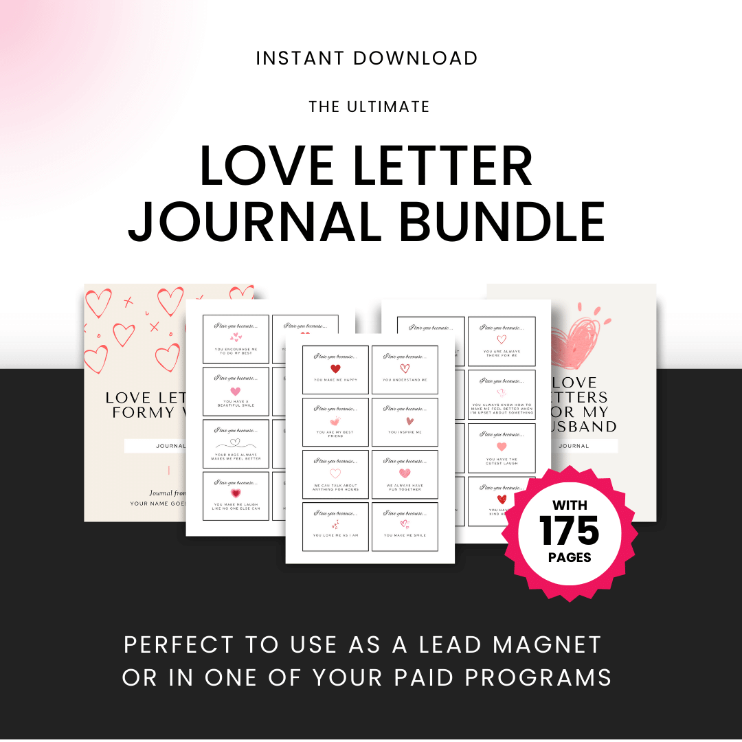 Love Letter Journal Bundle Product Images