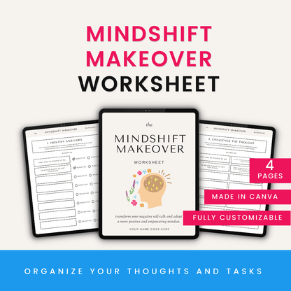 Mindshift Makeover Worksheet Product Images