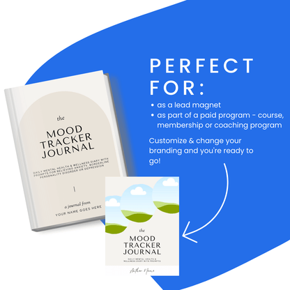 Mood Tracker Journal Perfect For Lead Magnet And Paid Program