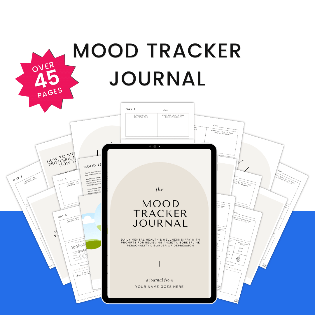 Mood Tracker Journal Product Images