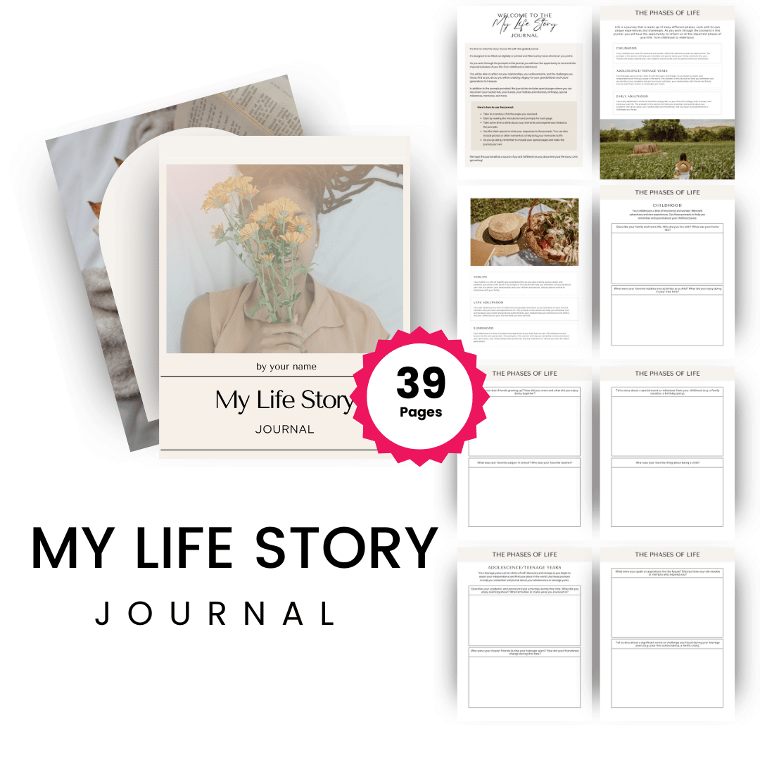 My Life Story Journal Product Images