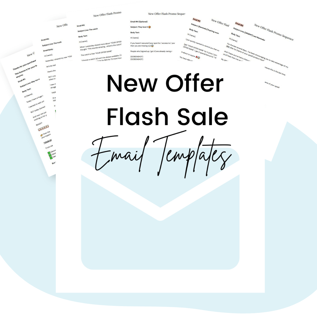 New Offer Flash Sale Email Templates