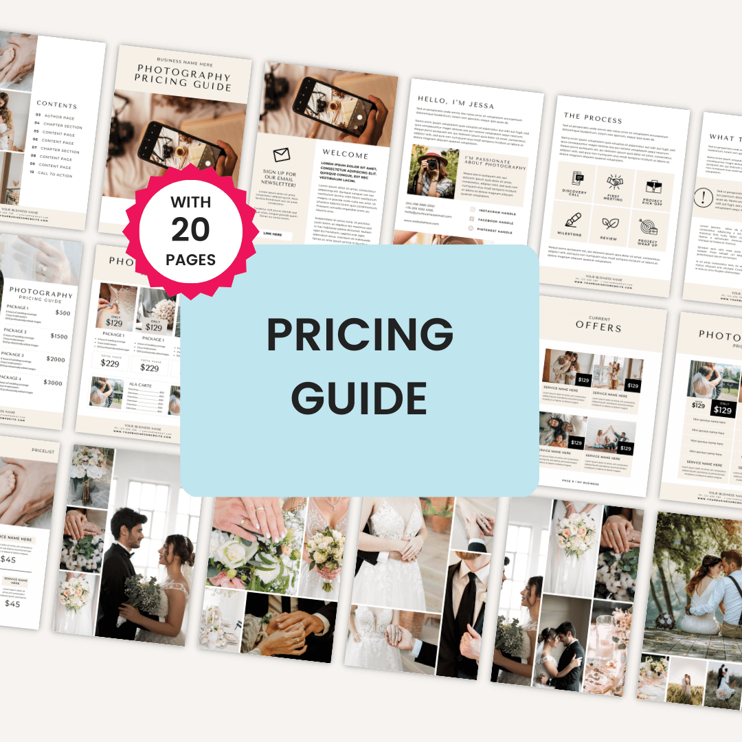 Photographer Marketing Toolkit Pricing Guide