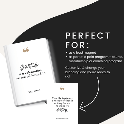 Reflection Cards Perfect For Lead Magnet And Paid Program
