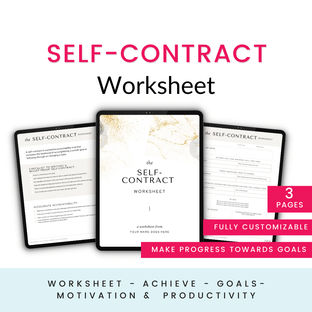 Self Contract Worksheet Product Images