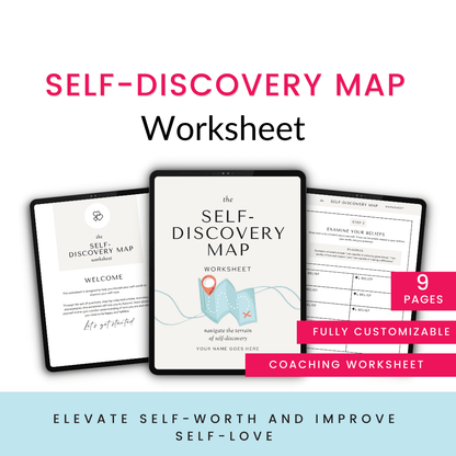 Self_Discovery Map Worksheet Product Images
