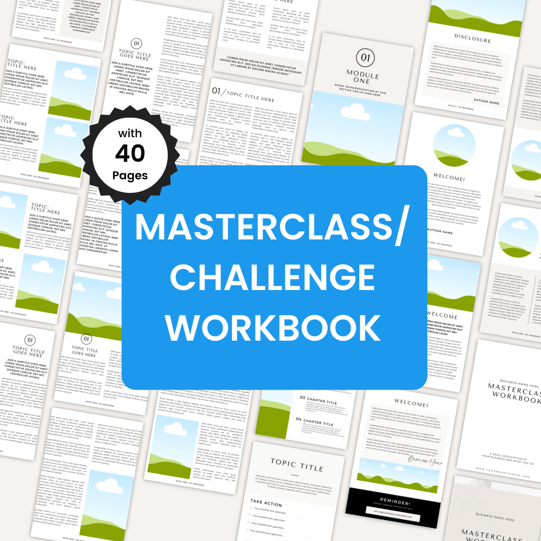 Ultimate Launch Bundle Masterclass Challenge Workbook
