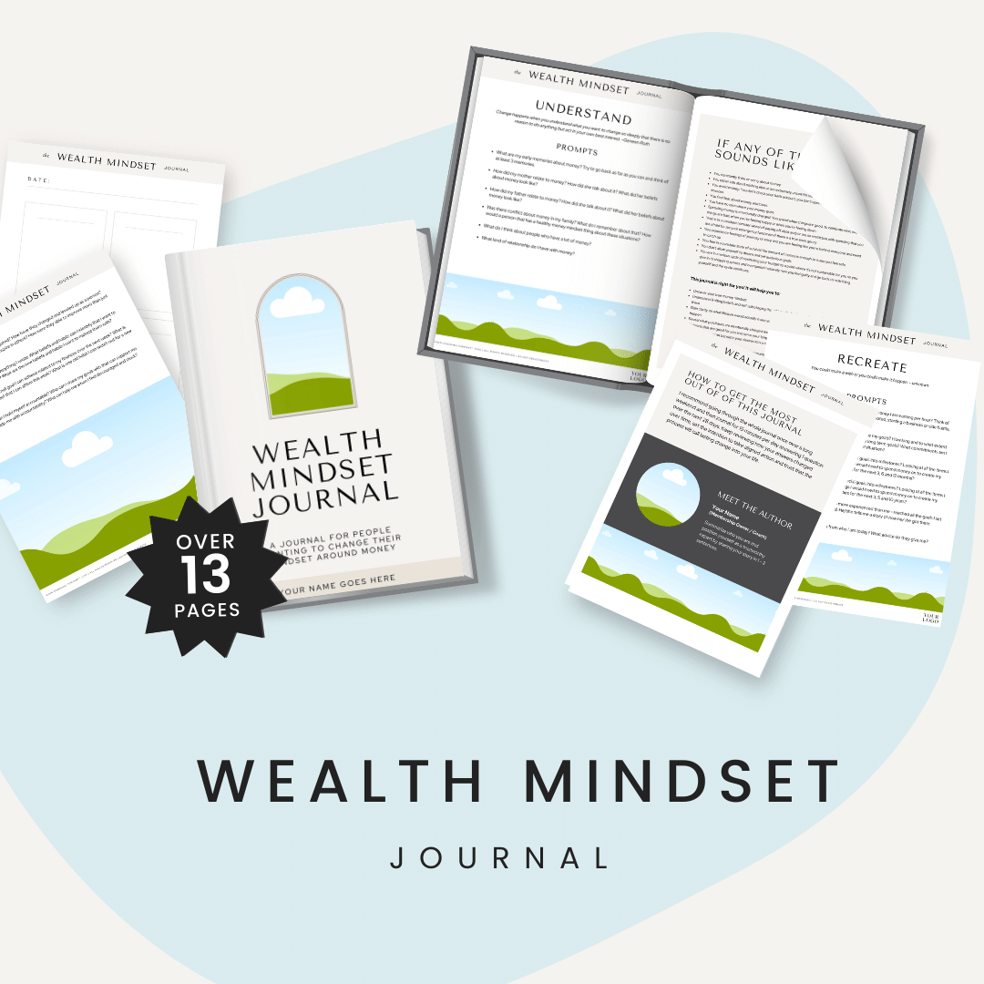 Wealth Mindset Journal Product Images
