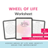 Wheel Of Life Worksheet Product Images